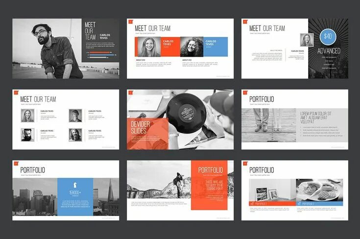 Примеры красивого оформления презентаций Business Creative Keynote Creative powerpoint, Keynote template, Creative powerp