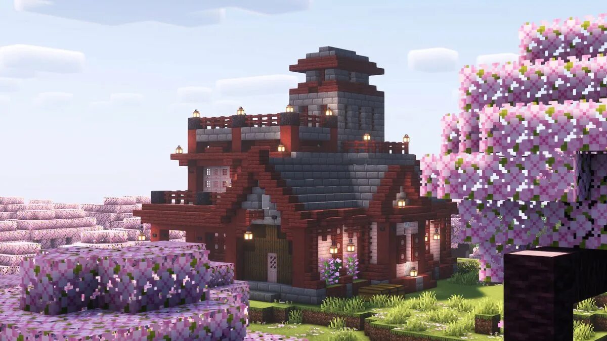 Примеры красивых домов в майнкрафт Теперь в Minecraft можно строить красивые дома в японском стиле: фото