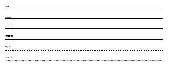 Примеры линий фото 4 Creative Ways to Insert Horizontal Lines in Microsoft Word - Royalwise Microso