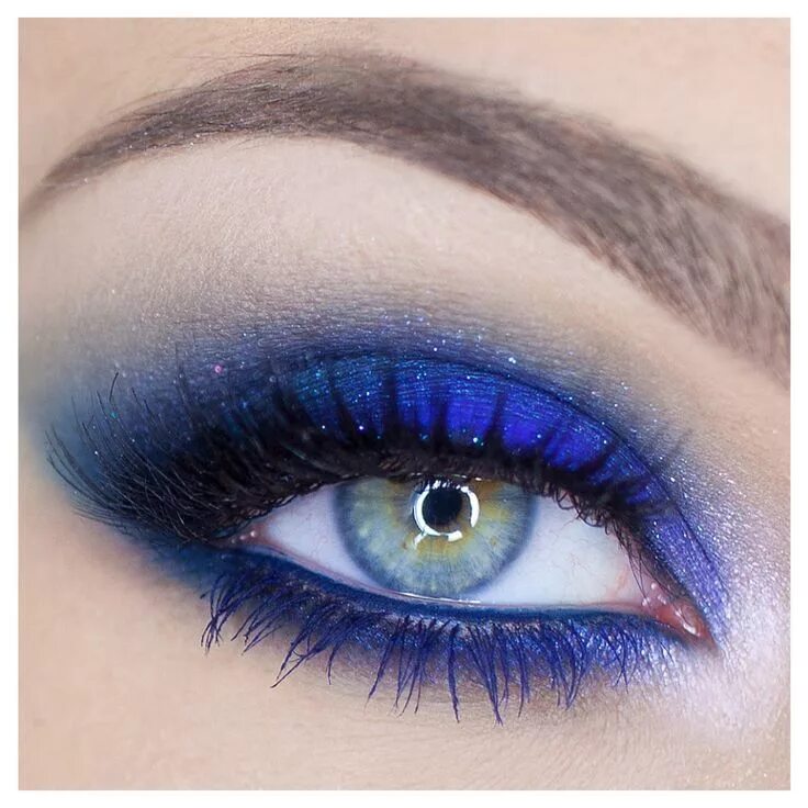 Примеры макияжа для голубых глаз blu sky Eye makeup, Hazel eye makeup, Cute makeup