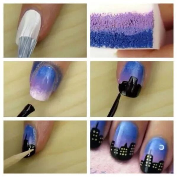 Примеры маникюра для начинающих Nails Tutorial Beauty Tutorials Nail designs, Nail art tutorial, Nail art diy