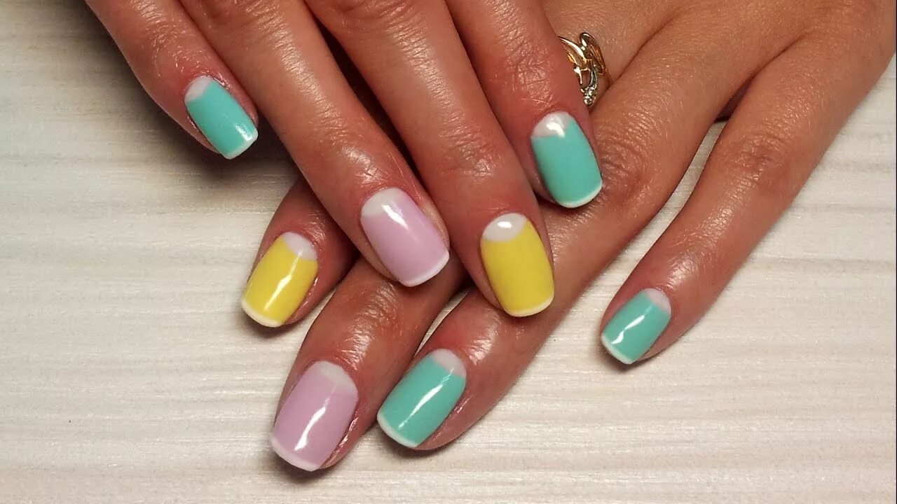 Pin on ногти стайл Gel nails french, Short nail designs, French nails