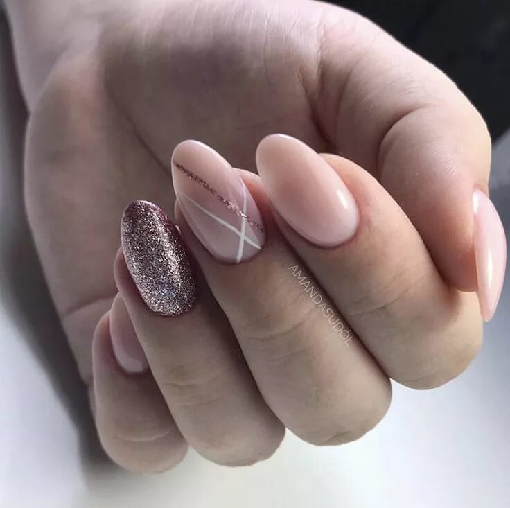 Примеры маникюра на овальные ногти Pin by Łasuchowo Natalia on PAZNOKCIE Nails, Fashion nails, Dream nails