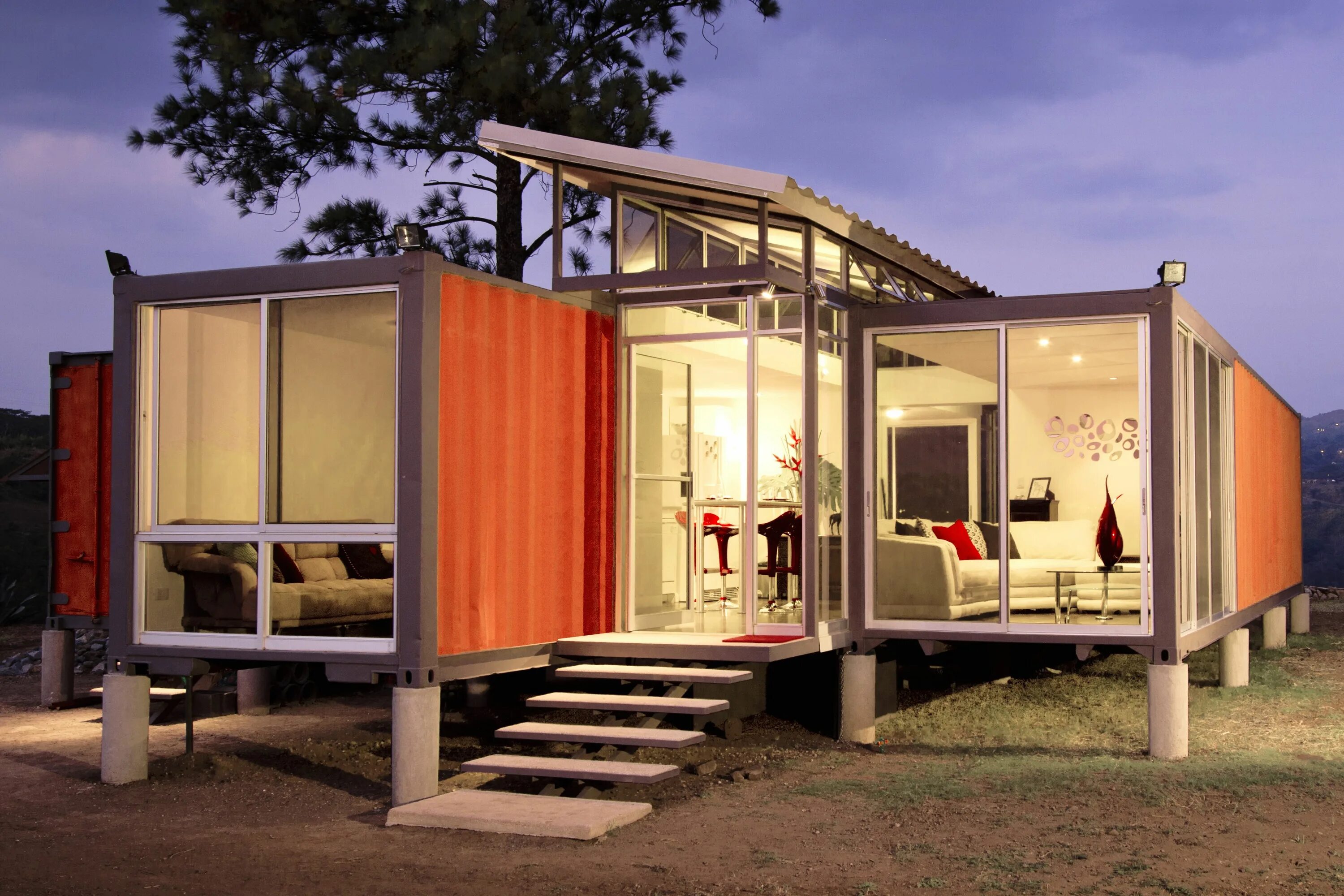 Примеры модульных домов для малоэтажного строительства A Budget-Friendly Shipping Container Home in Costa Rica Container house plans, S