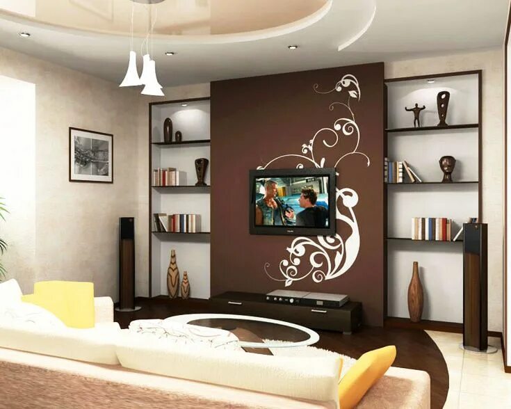 Примеры оформления зала в квартире 27 Modern Living Room Decor For Apartment Living room decor modern, Living room 