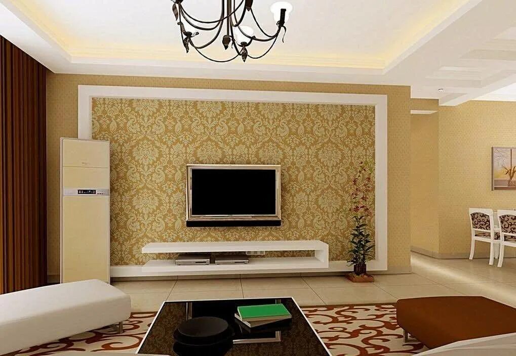 Примеры отделки гостиной обоями 25 Wall Design Ideas For Your Home