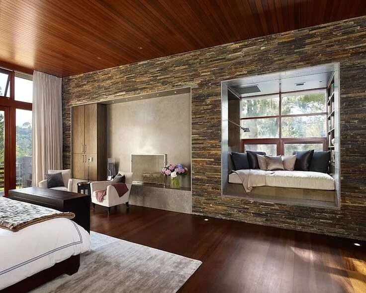 Примеры отделки комнаты Mandeville Canyon Residence by Rockefeller Partners Architects HomeAdore Dream h