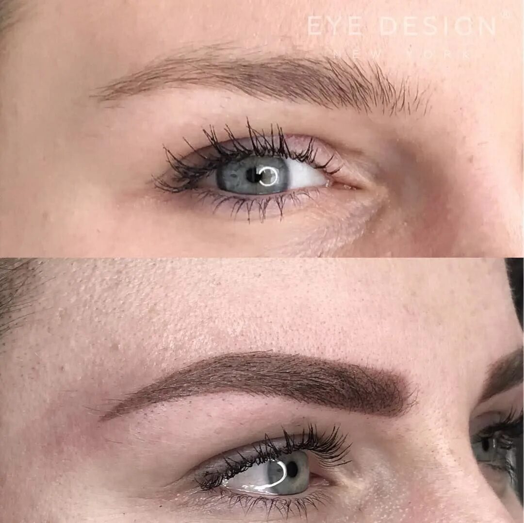 Примеры перманентного макияжа бровей Microshading Is the Perfect Brow Option for Those With Sensitive Skin