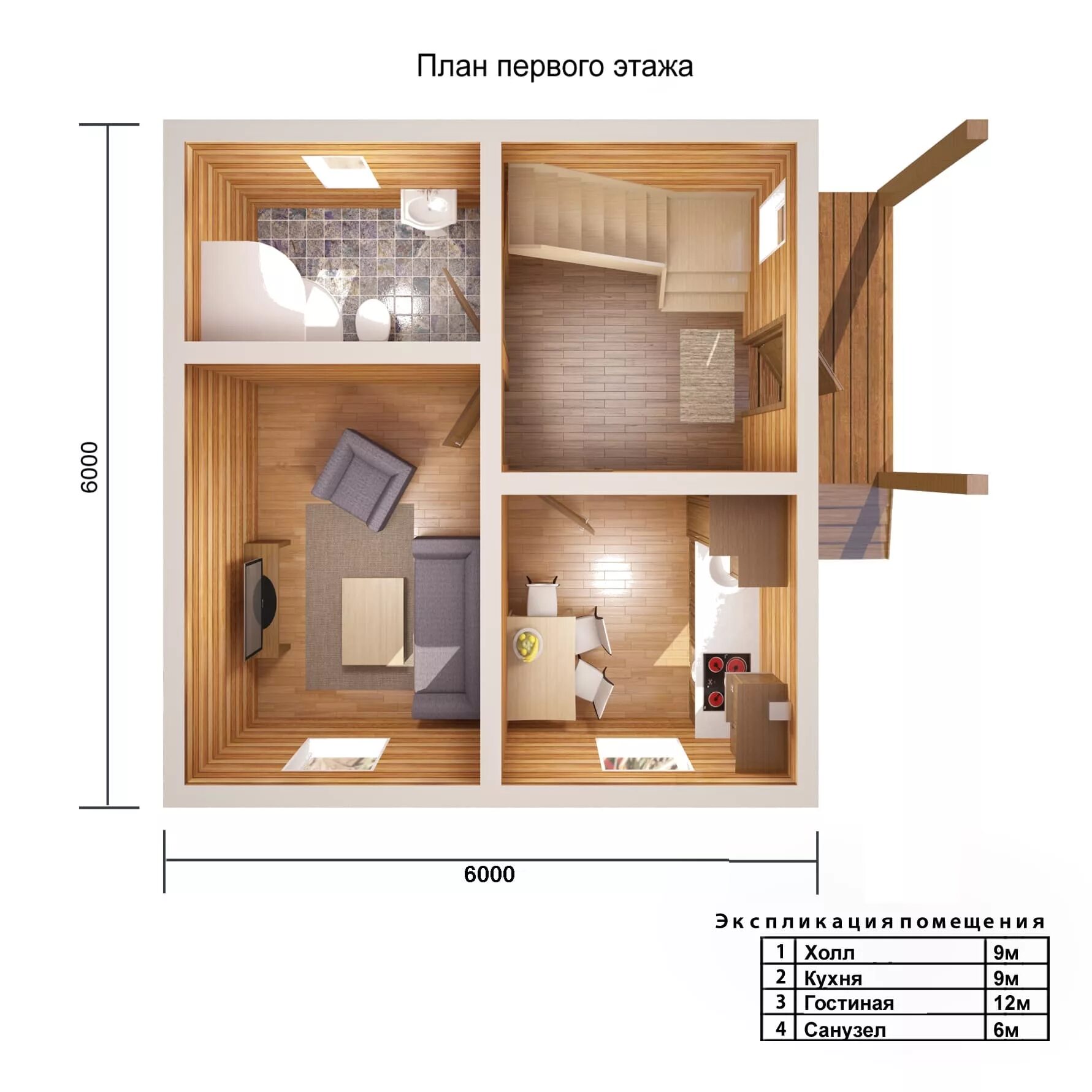 Примеры планировки дома 6 5х11 7 Каркасные дома