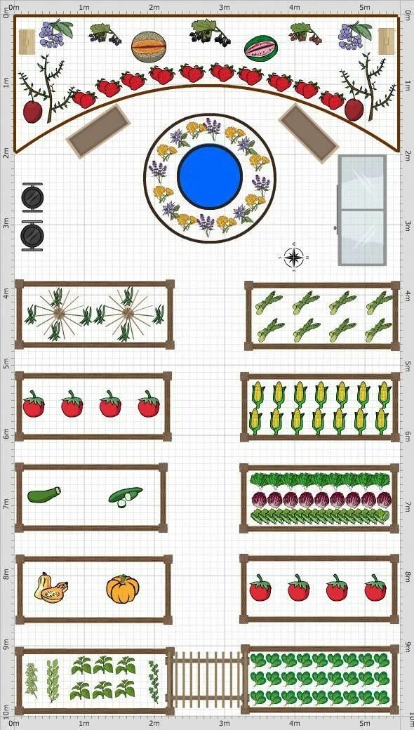 Примеры планировки огорода What I would like my veggie patch to look like. Garden design, Vegetable garden 