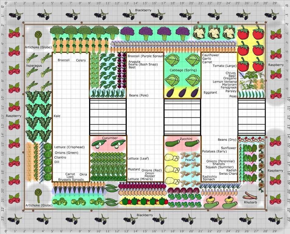 Примеры планировки огорода Garden Plan - 2016: Frontyard garden