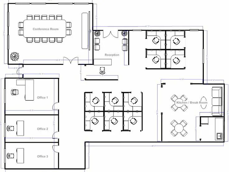 Примеры планировки помещений Картинки по запросу планировка офисов Office floor plan, Office layout plan, Off