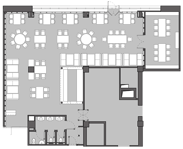 Gallery of Storyline Cafe / Junsekino Architect and Design - 25 Cafe floor plan,