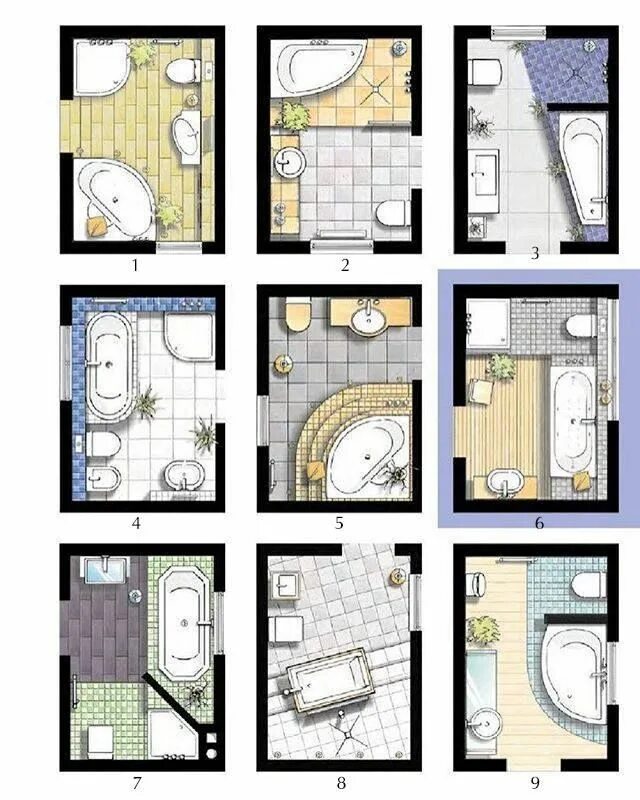 Примеры планировок ванных комнат Pin on 00 S P A C E Small bathroom layout, Bathroom layout, Bathroom plans