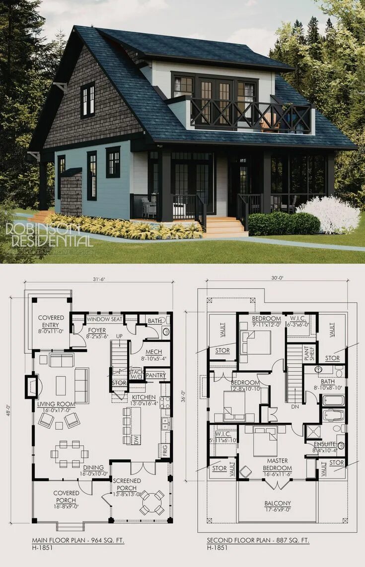 Примеры проектов домов бесплатно планировка дома Small cottage homes, House construction plan, Sims house plans