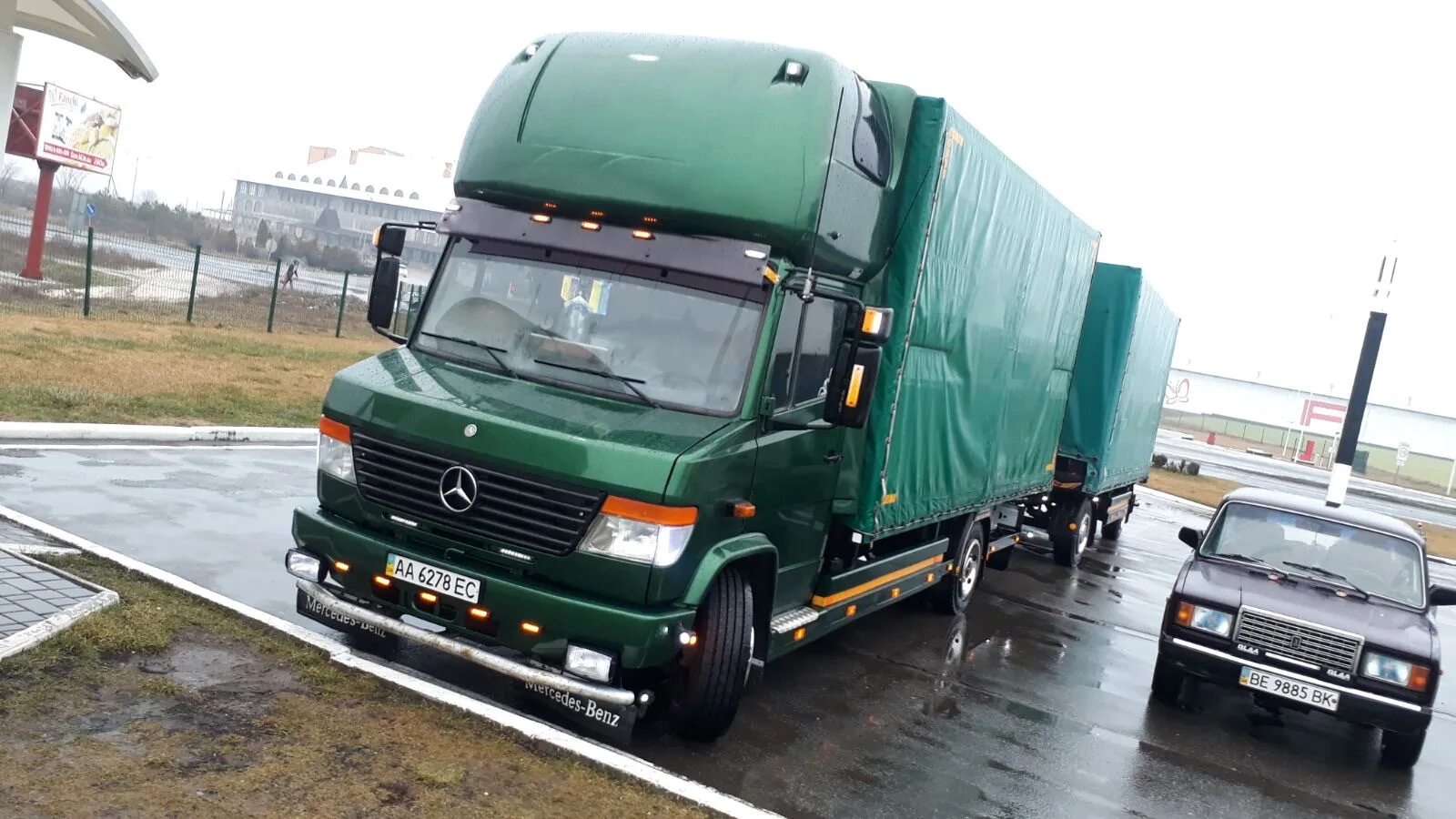 Примеры работ тюнинга мерседес варио Mercedes-Benz Vario 4.3 дизельный 2002 зеленый металик на DRIVE2