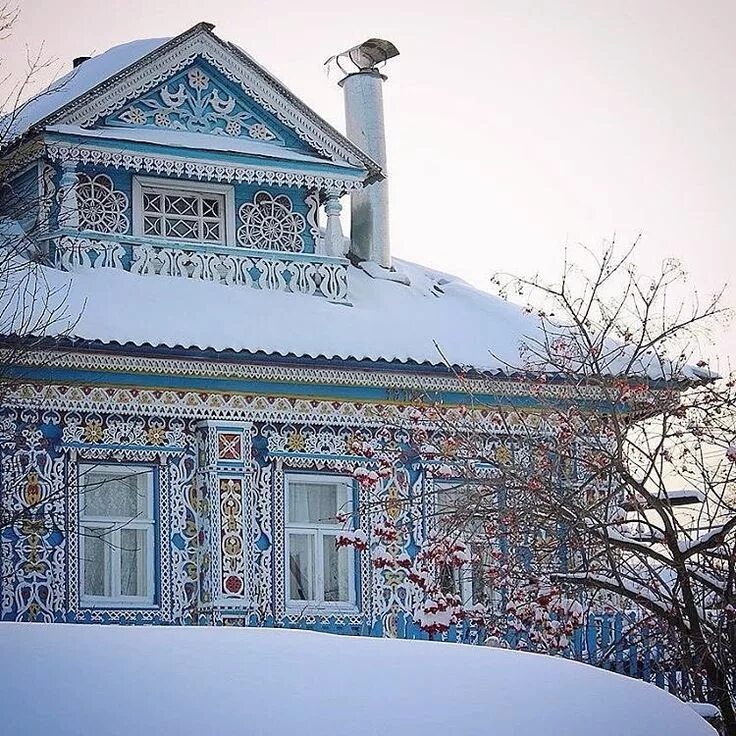 Примеры русского дома Автор фото: @natalialistvina Село Пурех, Нижегородская область, Россия. --- Наши