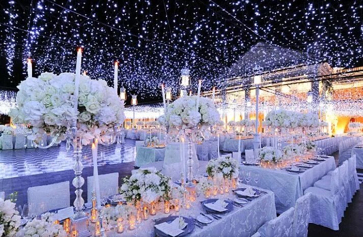 Примеры самого красивого оформления свадеб Pin on Some Day... Wonderland wedding decorations, Winter wedding decorations, W