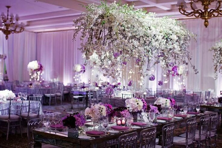 Примеры самого красивого оформления свадеб Stunning floral centerpiece & reception decor Amaryllis Decorators Northvale, Ne