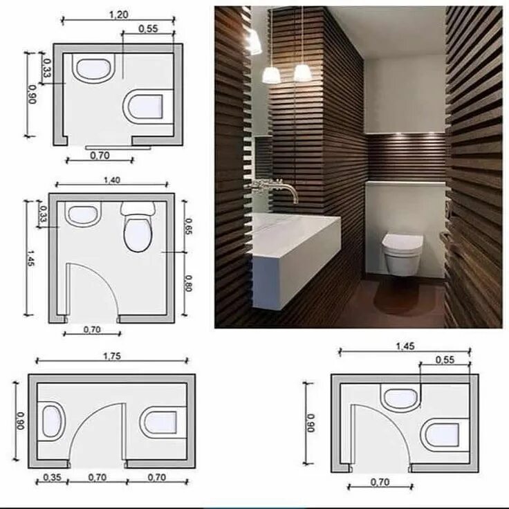 Примеры санузла в доме Bathroom Size and Space Arrangement - Engineering Discoveries Bathroom dimension