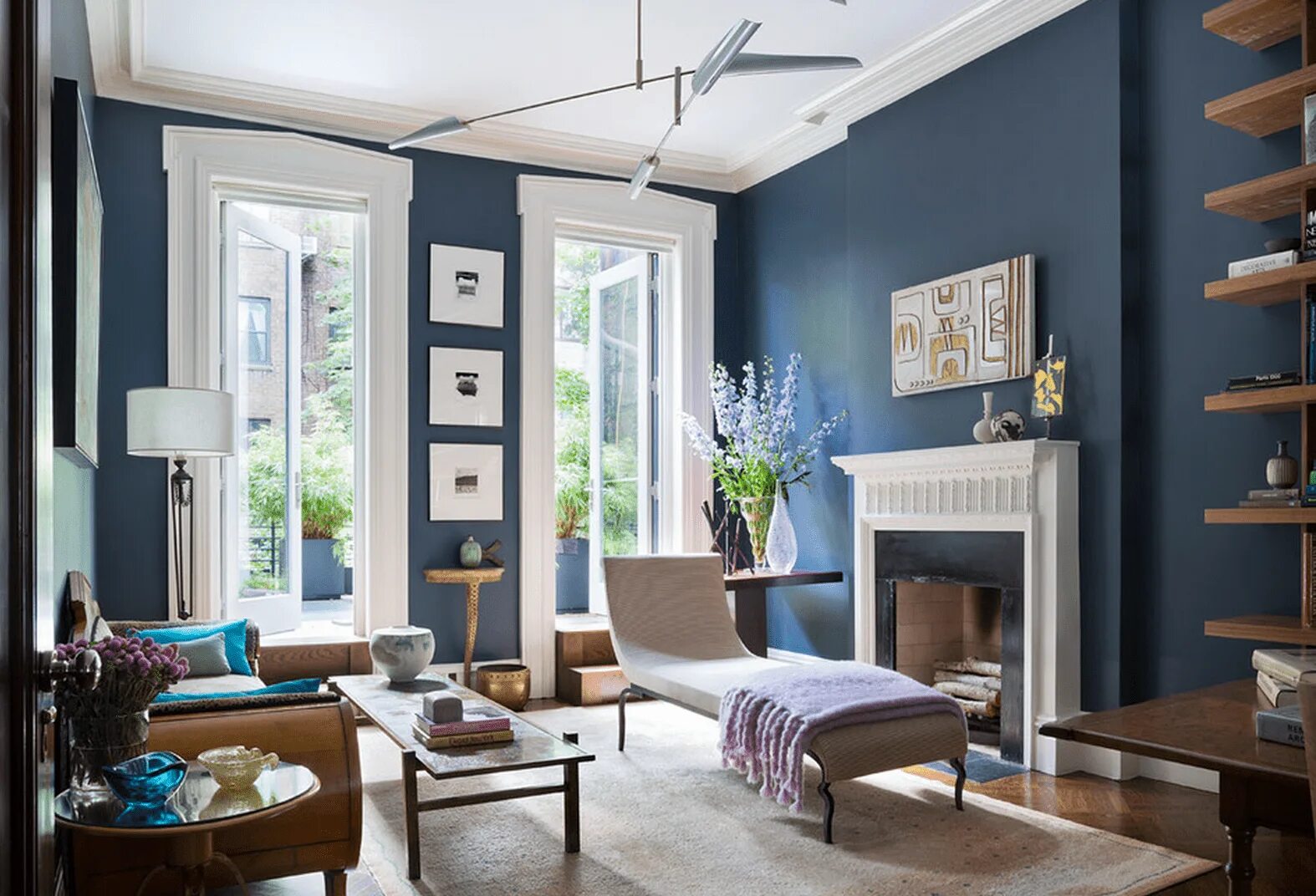 Примеры цвета стен в интерьере Épinglé sur Living Room Peinture bleu gris, Peinture bleu, Déco salon