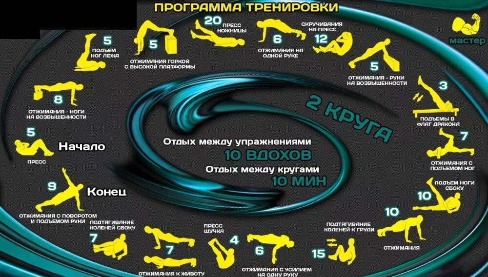 Примеры тренировок дома Методическая разработка Круговая тренировка