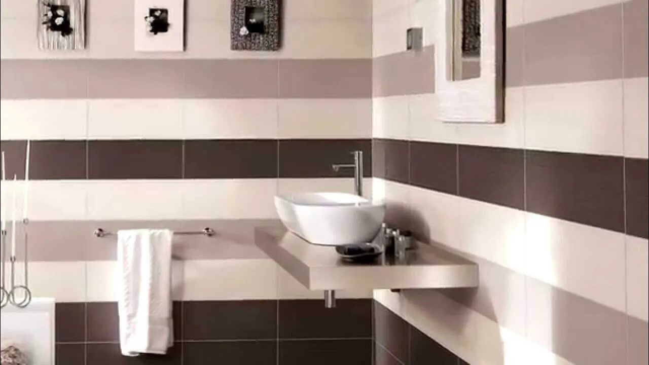 Примеры укладки плитки в ванной комнате фото Twill : collezione da rivestimento per bagno - YouTube