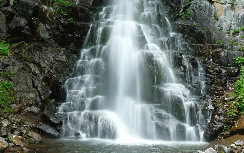 Приморский край водопады фото Беневские водопады.