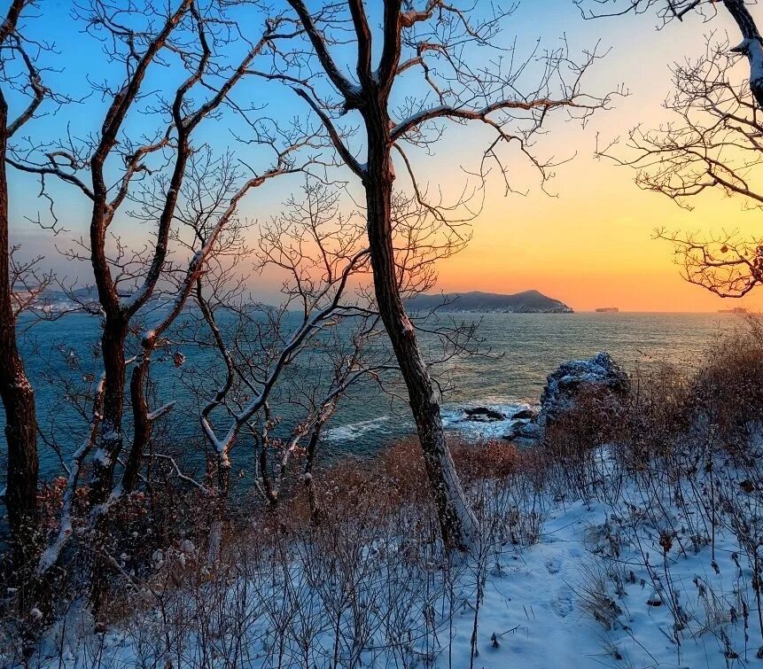 Приморский край зимой фото Приморский край Хочу, чтобы шел снег, большими-большими хлопьями и на улице было