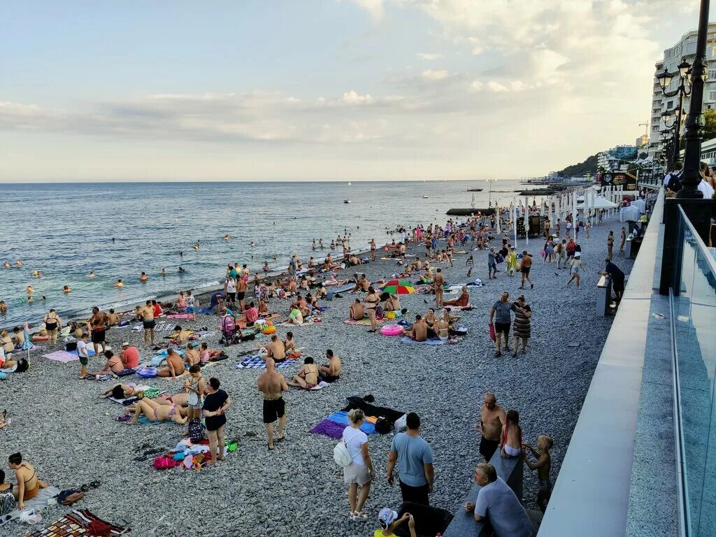 Приморский пляж республика крым ялта фото Seaside Beach, beach, Russia, Republic of Crimea, Yalta - Yandex Maps