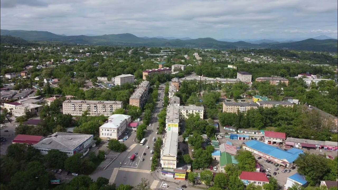 Примсоцбанк приморский край партизанск фото Город Партизанск (Приморский край) - съемка с дрона DJI Mini 2 - 31 мая 2021 год