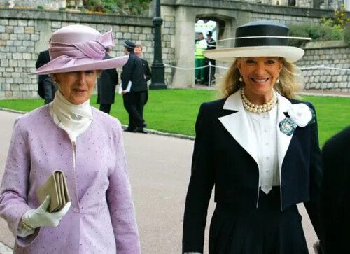 Принцесса александра кентская фото Princess Alexandra of Kent with her sister in law Princess Michael of Kent. Prin