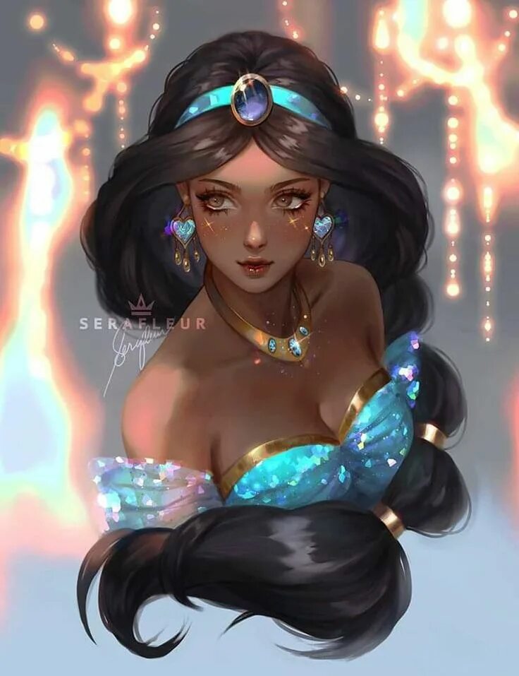 Принцесса арт фото Pin by Christine Widder on Fantasy Disney, Disney princess jasmine, Disney art