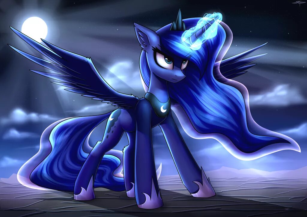 Принцесса луна пони фото COMMISSION Luna2 by Setharu My little pony comic, My little pony wallpaper, My l