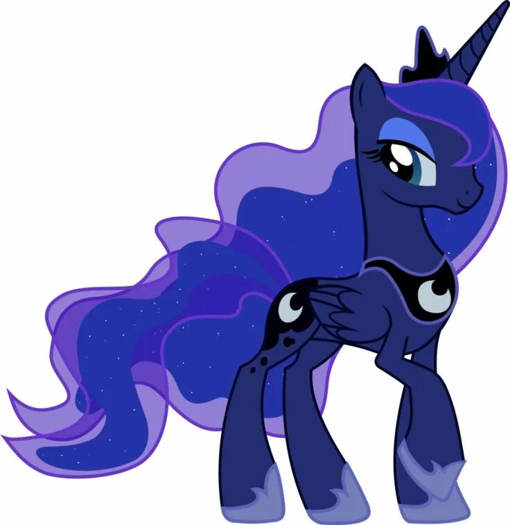 Принцесса луна пони фото MLP Princess Luna Vector #5 by MLPVectors203 My little pony princess, Pony drawi