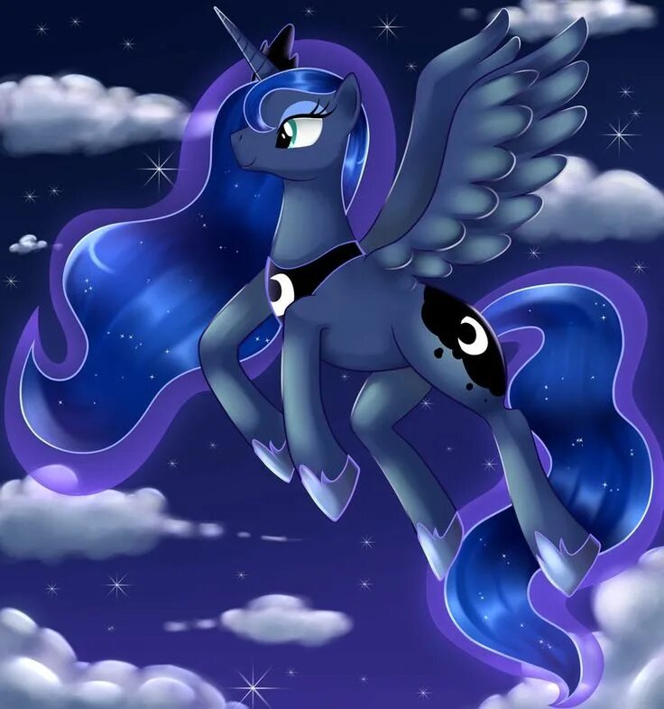 Принцесса луна пони фото MLP: Luna’s Flight