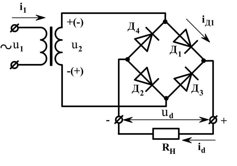 Принципиальная электрическая мостовая схема Что такое выпрямитель напряжения: виды и устройство