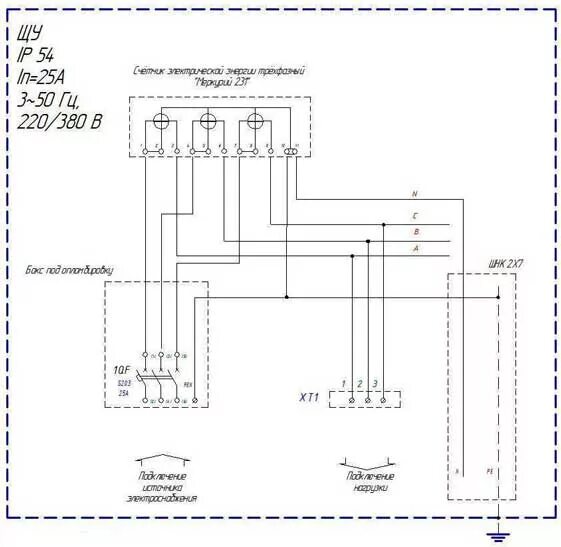 Принципиальная электрическая схема 380 ЩУ: производство, сборка щитов - Стройэнерго