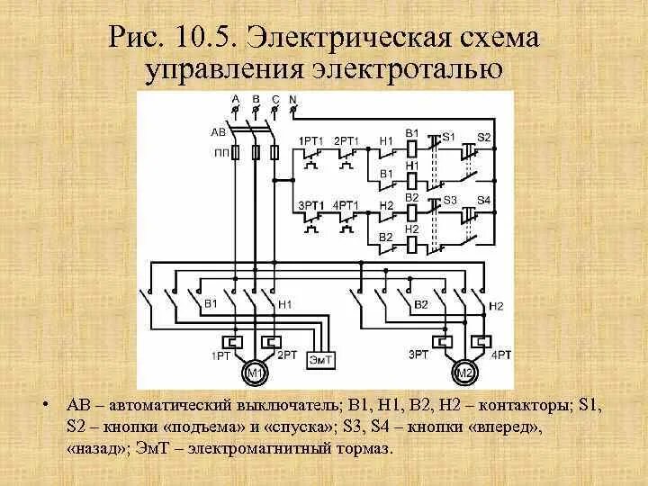 Принципиальная электрическая схема 380 Управление тельфером - CormanStroy.ru