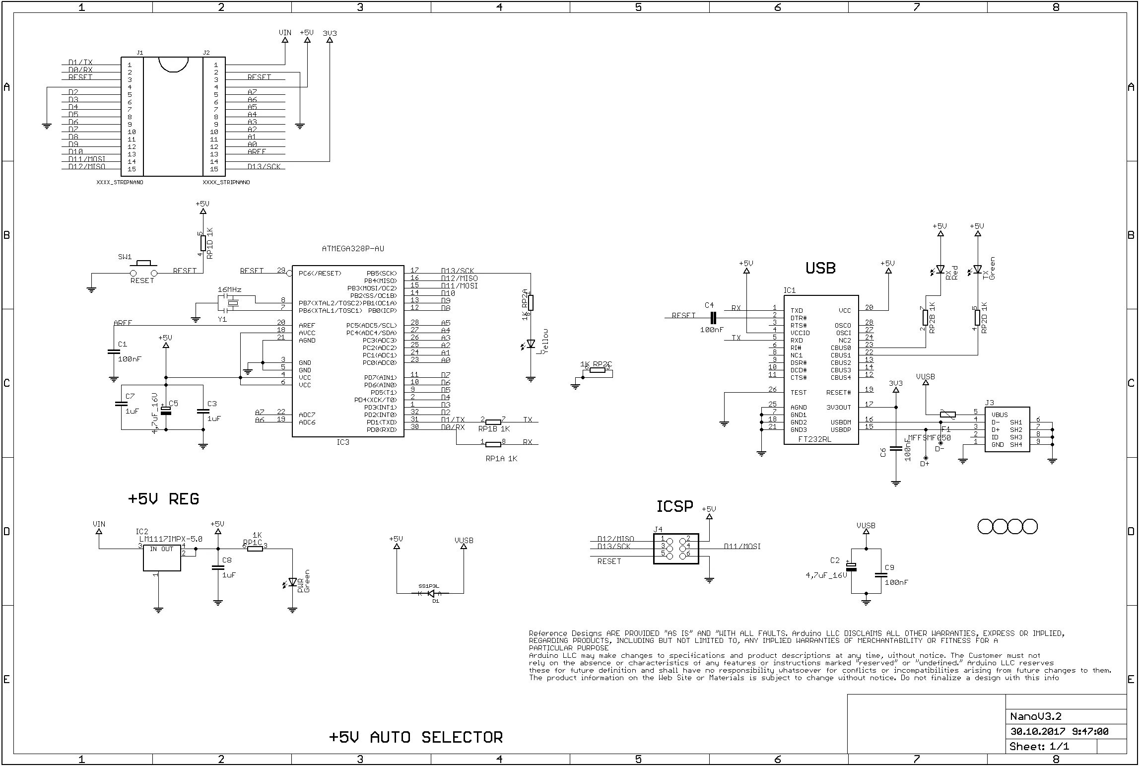 Принципиальная электрическая схема ардуино Arduino Nano: распиновка, схема подключения и программирование Амперка / Вики