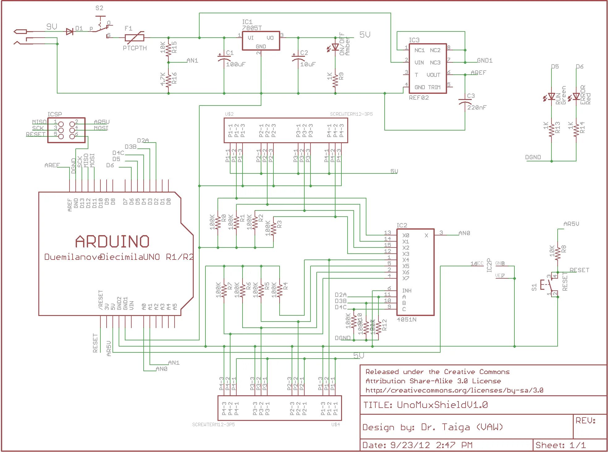 Принципиальная электрическая схема ардуино Arduino revisited: First try at designing/building a multiplexer shield . Outsid