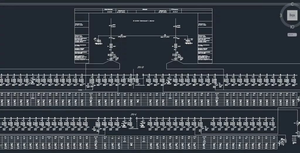 Принципиальная электрическая схема автокад скачать Принципиальная электрическая однолинейная схема ПС 110 кВ - Чертежи, 3D Модели, 