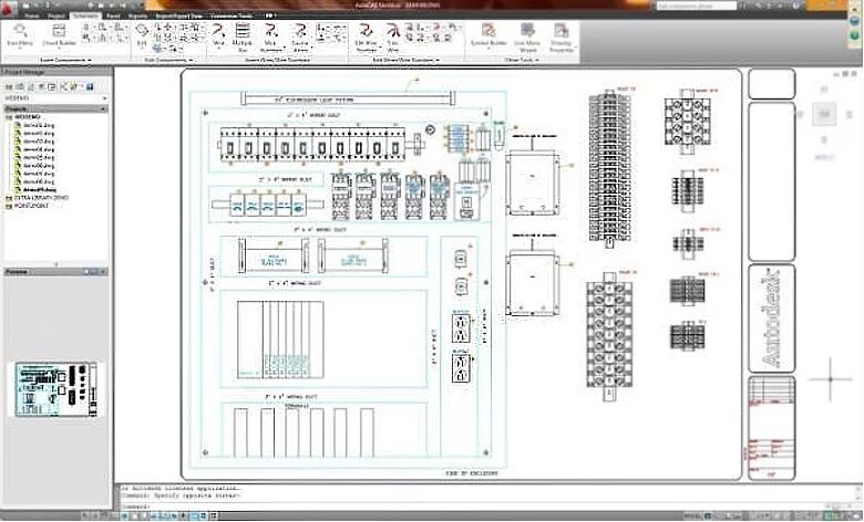 Принципиальная электрическая схема автокад скачать AutoCAD Electrical 2012