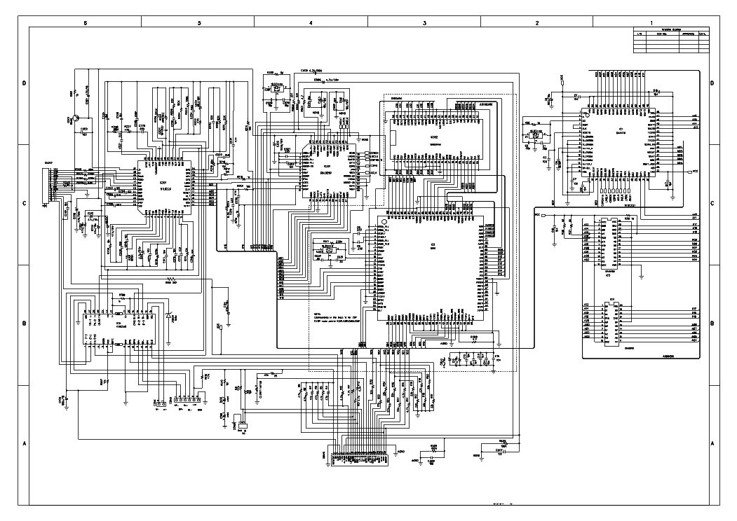 Принципиальная электрическая схема автомагнитолы HYUNDAI H-CDM8052,8053 Service Manual download, schematics, eeprom, repair info 