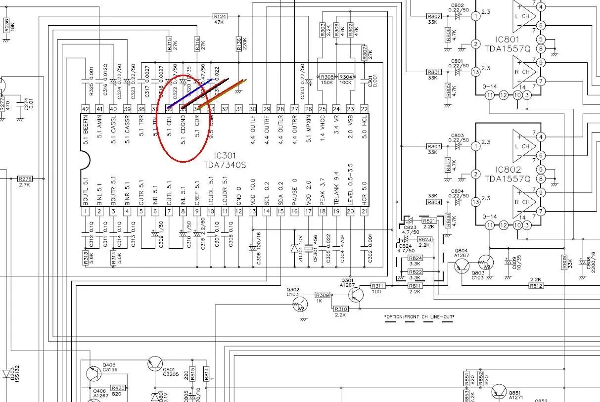 Принципиальная электрическая схема автомагнитолы LG TCC-670. Линейный вход. AUX. Схема - Lada 2108, 1,5 л, 1997 года аксессуары D