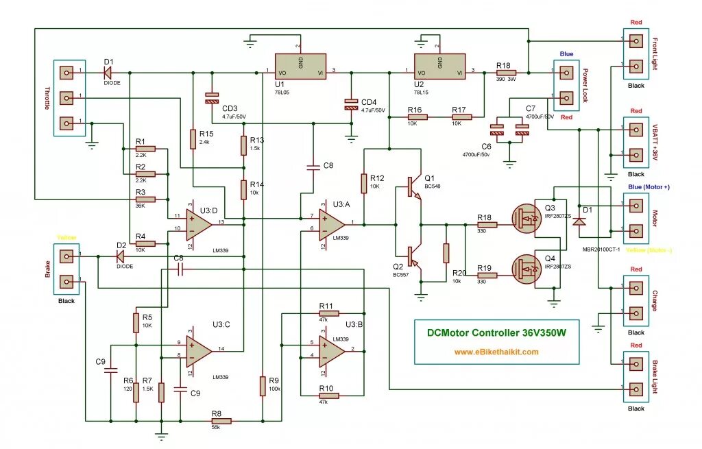 Принципиальная электрическая схема эл вело контроллера How to make a radio for atv