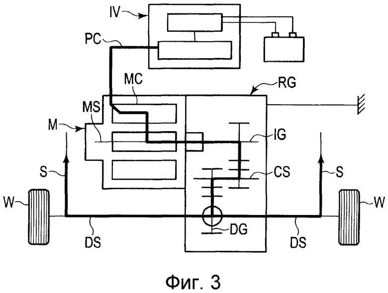 Принципиальная электрическая схема электромобиля УСТРОЙСТВО ПЕРЕДАЧИ МОЩНОСТИ ДЛЯ ЭЛЕКТРОМОБИЛЯ. Российский патент 2014 года RU 2