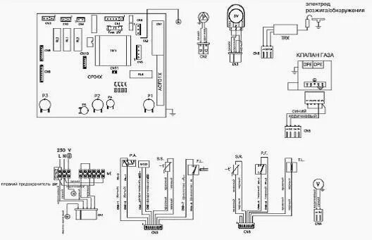 Принципиальная электрическая схема газового котла Эксплуатация газовых котлов Беретта Сити