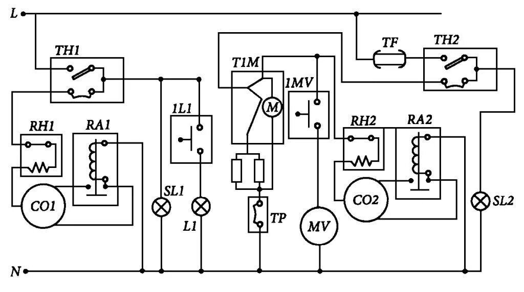 Принципиальная электрическая схема холодильника Замена терморегулятора холодильника Stinol 102 ELK поэтапно