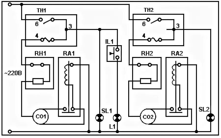 Принципиальная электрическая схема холодильника Ремонт холодильника Stinol-101/103